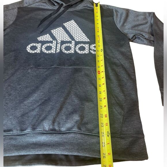 Adidas Team Fleece Logo Hoodie Mens Size Large - Picture 14 of 15